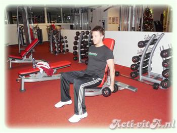 Dumbbell Seated curl